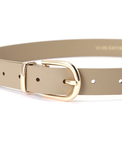 NATURAL BEAUTY BASIC（ナチュラルビューティーベーシック）の「ウエストマークベルト（ベルト・レディース・ブラック/ベージュ・FREE）」の5枚目の写真