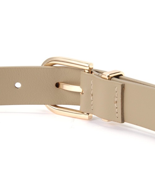 NATURAL BEAUTY BASIC（ナチュラルビューティーベーシック）の「ウエストマークベルト（ベルト・レディース・ブラック/ベージュ・FREE）」の6枚目の写真