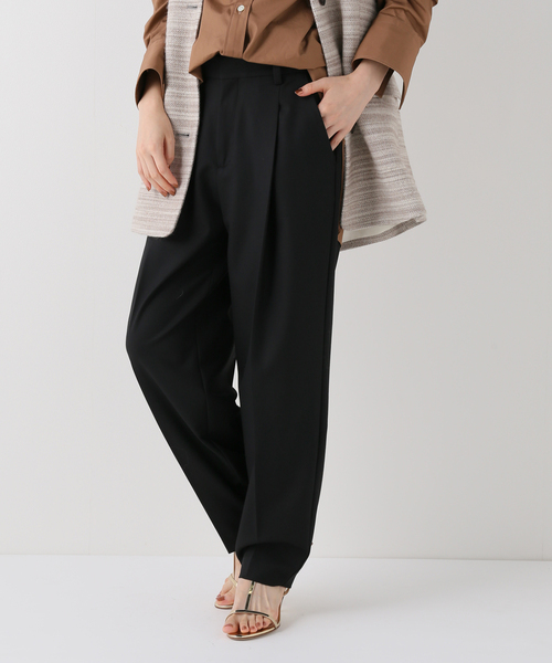 plage（プラージュ）の「【R’IAM】 WOOL LOOSE パンツ（その他パンツ・レディース・ブラック/グレー・38/36/34）」の19枚目の写真