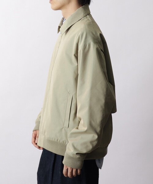 THE SHOP TK （ザ ショップ ティーケー ）の「◆チンストラップ付きハリントンJK／デニム／シャンブレー／ブラックウォッチ（デニムジャケット・メンズ・サンドベージュ/ネイビー/ダークグリーン系1・04/02/03）」の5枚目の写真