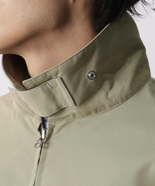 THE SHOP TK （ザ ショップ ティーケー ）の「◆チンストラップ付きハリントンJK／デニム／シャンブレー／ブラックウォッチ（デニムジャケット・メンズ・サンドベージュ/ネイビー/ダークグリーン系1・04/02/03）」の8枚目の写真