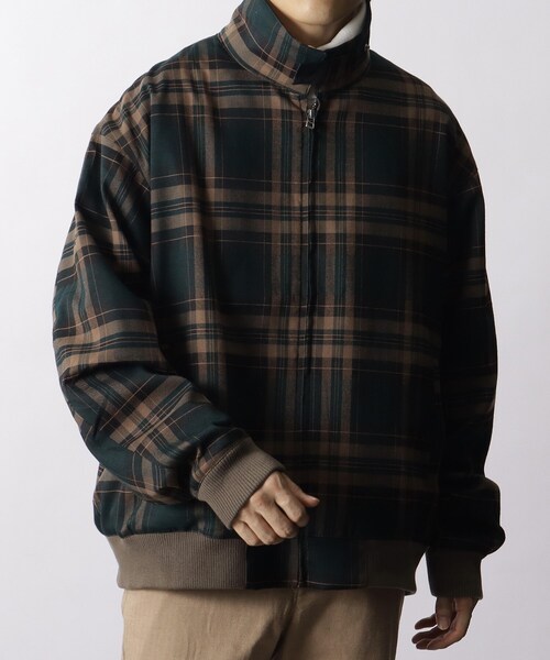 THE SHOP TK （ザ ショップ ティーケー ）の「◆チンストラップ付きハリントンJK／デニム／シャンブレー／ブラックウォッチ（デニムジャケット・メンズ・サンドベージュ/ネイビー/ダークグリーン系1・04/02/03）」の22枚目の写真