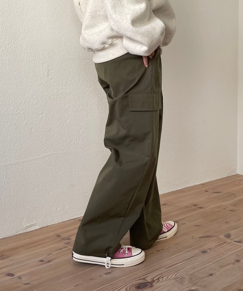 カーゴパンツ ジョガーパンツ ウエストゴム[品番：AKIW0004521