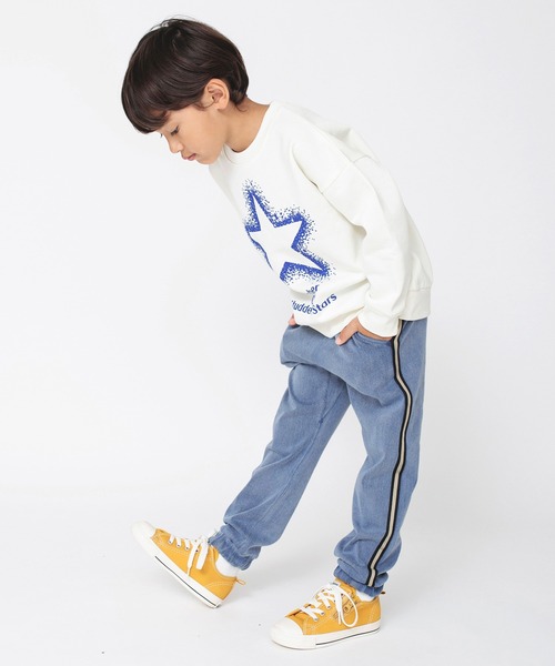 BRANSHES（ブランシェス）の「【bコレ】グラフィック裏起毛トレーナー（スウェット・キッズ・ネイビー/ブラウン/グレー/レッド/ブルー/グリーン/アイボリー/ブラック/ベージュ/ホワイト・90/100/110/120/130/140/150/160）」の21枚目の写真