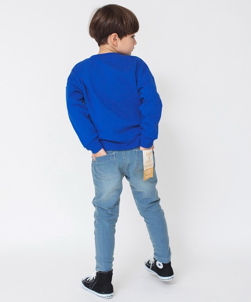 BRANSHES（ブランシェス）の「【bコレ】グラフィック裏起毛トレーナー（スウェット・キッズ・ネイビー/ブラウン/グレー/レッド/ブルー/グリーン/アイボリー/ブラック/ベージュ/ホワイト・90/100/110/120/130/140/150/160）」の20枚目の写真