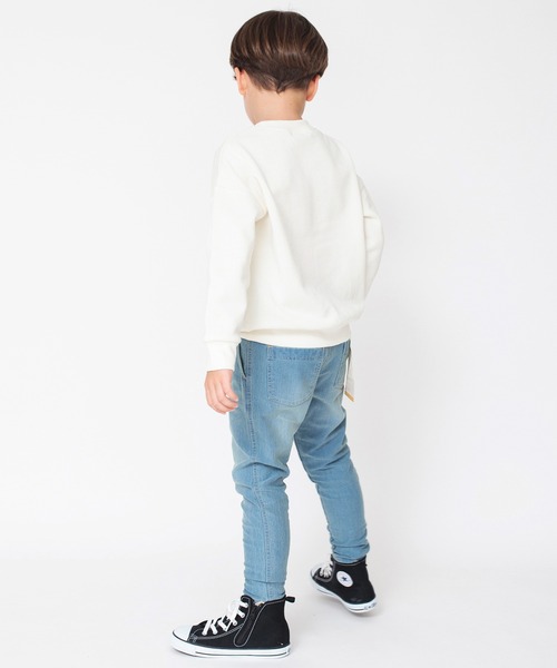 BRANSHES（ブランシェス）の「【bコレ】グラフィック裏起毛トレーナー（スウェット・キッズ・ネイビー/ブラウン/グレー/レッド/ブルー/グリーン/アイボリー/ブラック/ベージュ/ホワイト・90/100/110/120/130/140/150/160）」の18枚目の写真