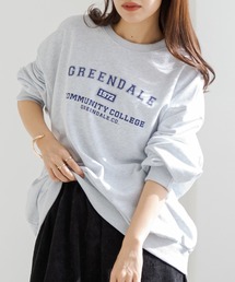 DAY CLOSET | レディース ヴィンテージライクオーバーサイズトカレッジロゴスウェット(スウェット)
