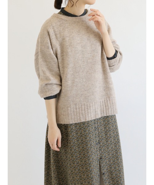 Samansa Mos2 blue（サマンサモスモスブルー）の「花柄ワンピース（ワンピース・レディース・ブルー/ブラック/ネイビー・ﾌﾘ-）」の13枚目の写真