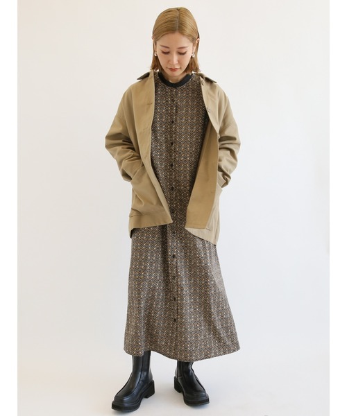 Samansa Mos2 blue（サマンサモスモスブルー）の「花柄ワンピース（ワンピース・レディース・ブルー/ブラック/ネイビー・ﾌﾘ-）」の19枚目の写真