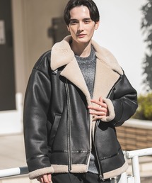 RAGEBLUE | B-3ボアジャケット(ムートンコート)