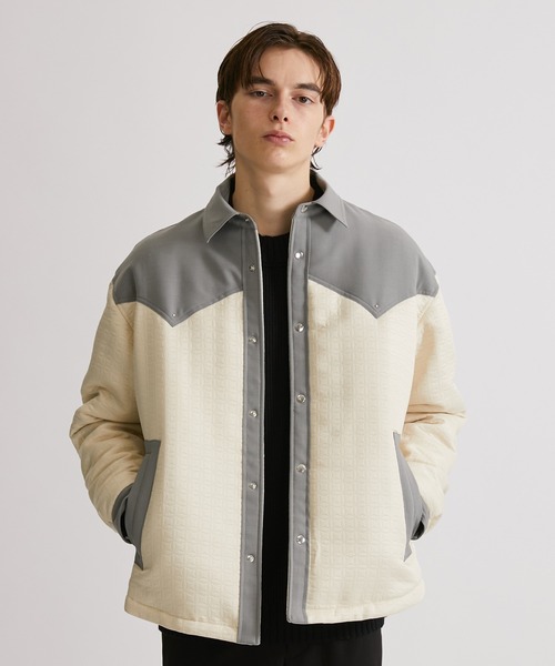 ジオメトリックJQシャツブルゾン（ブルゾン）｜UNITED TOKYO