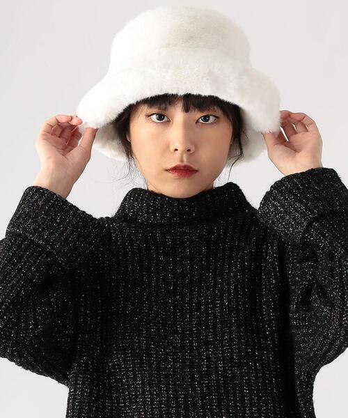 WU18 CHAPEAUX エコファーバケットハット