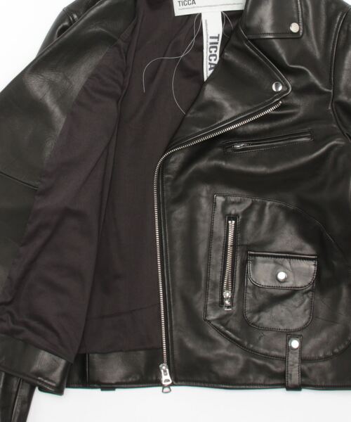 Liesse（リエス）の「【TICCA】ライダース/211410191（ライダースジャケット・レディース・ブラック・FREE）」の3枚目の写真