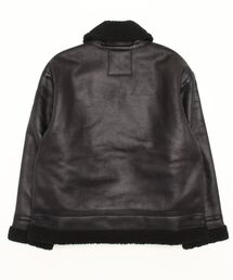 ALPHA INDUSTRIES フェイクムートンライダースジャケット S 大きいサイズ メンズ ALPHA INDUSTRIES INC (アルファ