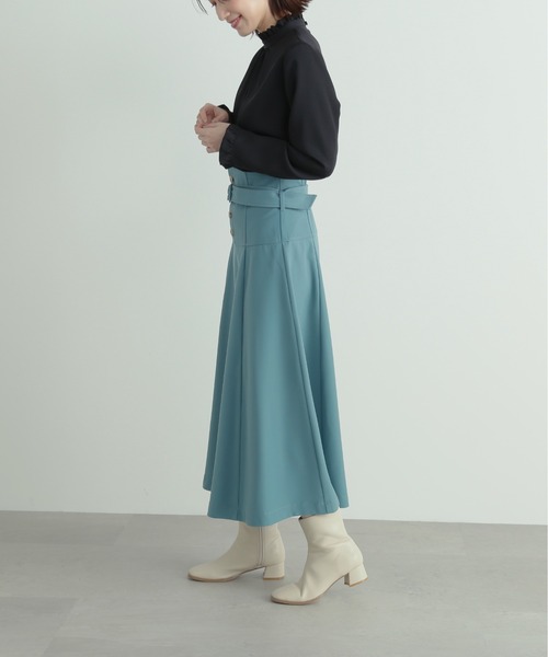 N.（N. Natural Beauty Basic）（エヌエヌナチュラルビューティーベーシック）の「【S Size Line】◆コルセットフレアスカート（スカート・レディース・モカ/グリーン/ナチュラル・SMALL/MEDIUM）」の16枚目の写真