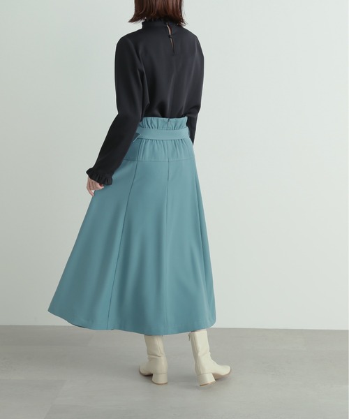 N.（N. Natural Beauty Basic）（エヌエヌナチュラルビューティーベーシック）の「【S Size Line】◆コルセットフレアスカート（スカート・レディース・モカ/グリーン/ナチュラル・SMALL/MEDIUM）」の17枚目の写真