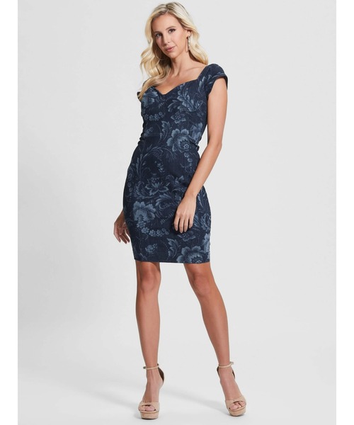 Guess（ゲス）の「Eco Adie Denim Dress（ワンピース・レディース・ブルー・MEDIUM/SMALL/X-SMALL）」の6枚目の写真