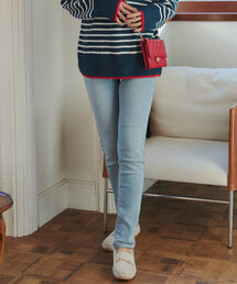 KOBE LETTUCE（コウベレタス）の「まるで穿く毛布！[ 裏起毛 ] 防風裏ファーデニムパンツ（デニムパンツ）」