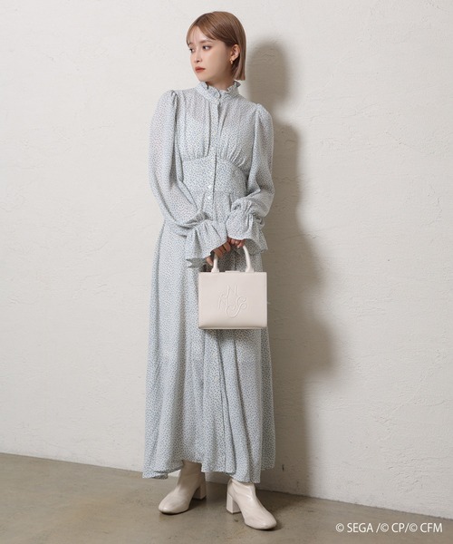 one after another NICE CLAUP（ワンアフターアナザーナイスクラップ）の「【プロジェクトセカイ x ZOZOTOWN 】3wayボウタイ花柄ワンピース（ワンピース・レディース・オレンジ系その他/ピンク系その他/ブルー系その他/グリーン系その他・FREE）」の20枚目の写真