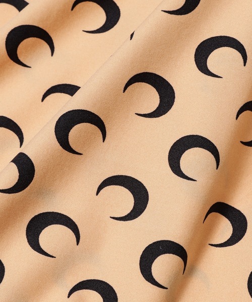 MARINE SERRE（マリーン・セル）の「ALL OVER MOON PRINT SECOND SKIN TOP（Tシャツ/カットソー・レディース・ホワイト系その他/ベージュ系その他2・S/M）」の4枚目の写真