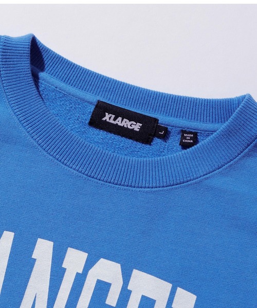 XLARGE（エクストララージ）の「XL RECORDS CREWNECK SWEAT（スウェット・メンズ・ブラック/ライトブルー/オフホワイト・S/M/L/XL）」の5枚目の写真
