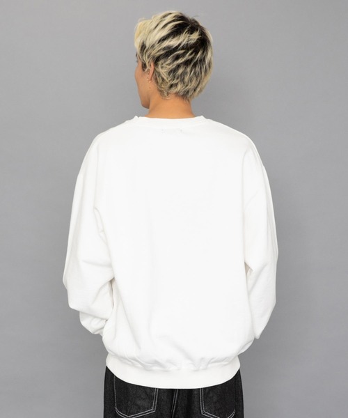 XLARGE（エクストララージ）の「XL RECORDS CREWNECK SWEAT（スウェット・メンズ・ブラック/ライトブルー/オフホワイト・S/M/L/XL）」の11枚目の写真