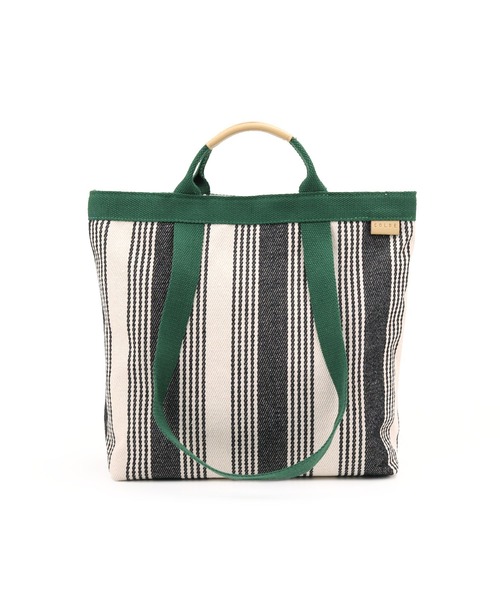 COLDE （コルデ）の「ストライプ2wayトートバッグ（トートバッグ・レディース・ブルー/ブラック/ベージュ・FREE）」の13枚目の写真