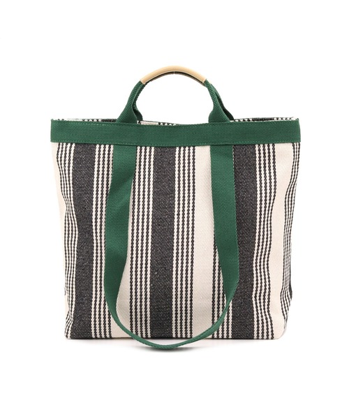 COLDE （コルデ）の「ストライプ2wayトートバッグ（トートバッグ・レディース・ブルー/ブラック/ベージュ・FREE）」の14枚目の写真