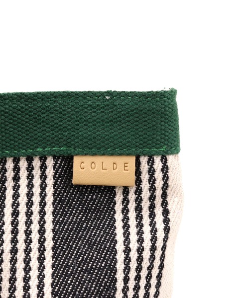 COLDE （コルデ）の「ストライプ2wayトートバッグ（トートバッグ・レディース・ブルー/ブラック/ベージュ・FREE）」の17枚目の写真