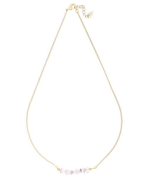 チャイハネ（チャイハネ）の「【チャイハネ】チャーミーネックレス（ネックレス・レディース・レッド/パープル/グリーン/ブルー/ピンク・FREE）」の4枚目の写真