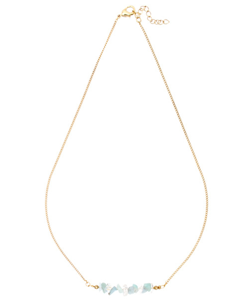 チャイハネ（チャイハネ）の「【チャイハネ】チャーミーネックレス（ネックレス・レディース・レッド/パープル/グリーン/ブルー/ピンク・FREE）」の3枚目の写真