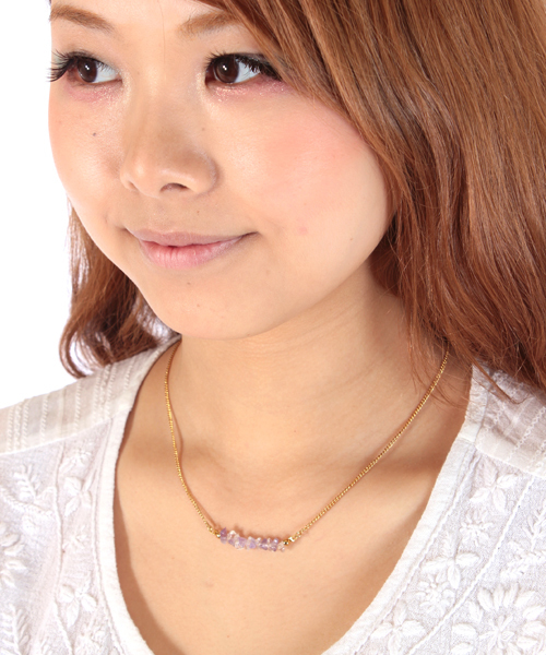 チャイハネ（チャイハネ）の「【チャイハネ】チャーミーネックレス（ネックレス・レディース・レッド/パープル/グリーン/ブルー/ピンク・FREE）」の11枚目の写真