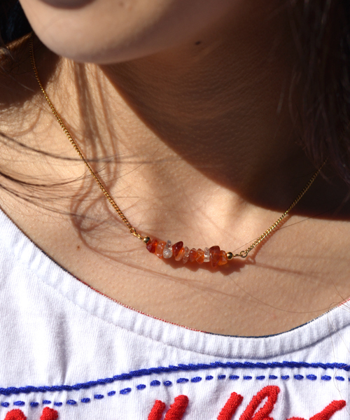 チャイハネ（チャイハネ）の「【チャイハネ】チャーミーネックレス（ネックレス・レディース・レッド/パープル/グリーン/ブルー/ピンク・FREE）」の10枚目の写真