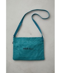 AZUL by moussy（アズールバイマウジー）の「AZUL LOGO CANVAS SHOULDER BAG/AZULロゴキャンバスショルダーバッグ（ショルダーバッグ・メンズ）」
