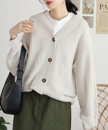 atONE（アットワン）の「atONE ニットカーディガン レディース オーバーサイズ（カーディガン/ボレロ）」