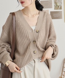 ネルシャツ」に該当するレディースのカーディガン/ボレロファッション