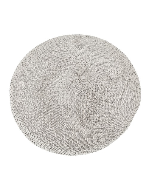 14+（イチヨンプラス）の「サーモベレー帽（ハンチング/ベレー帽・レディース・グレー/ブラック/ブルー/オレンジ/ベージュ/グリーン・FREE）」の15枚目の写真