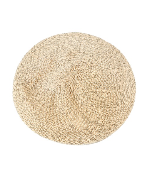 14+（イチヨンプラス）の「サーモベレー帽（ハンチング/ベレー帽・レディース・グレー/ブラック/ブルー/オレンジ/ベージュ/グリーン・FREE）」の14枚目の写真