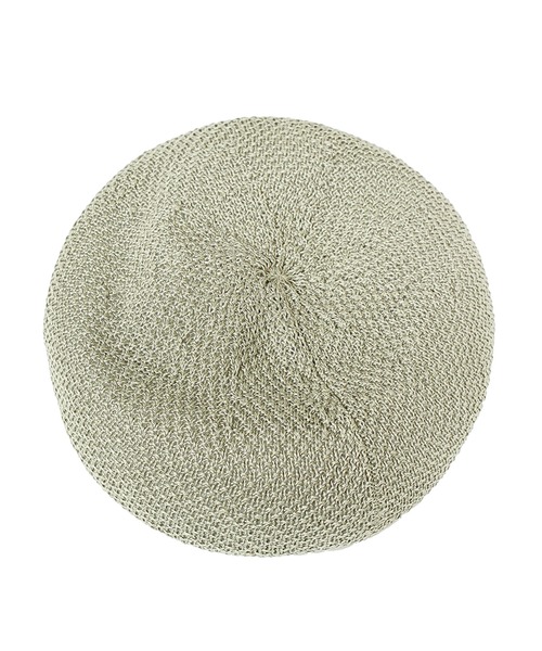 14+（イチヨンプラス）の「サーモベレー帽（ハンチング/ベレー帽・レディース・グレー/ブラック/ブルー/オレンジ/ベージュ/グリーン・FREE）」の9枚目の写真