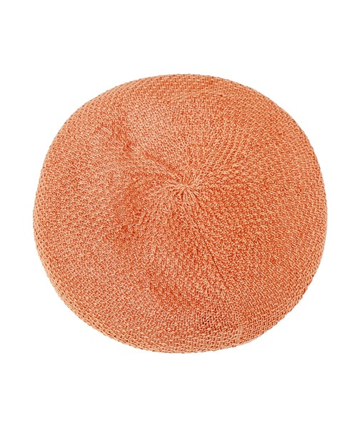 14+（イチヨンプラス）の「サーモベレー帽（ハンチング/ベレー帽・レディース・グレー/ブラック/ブルー/オレンジ/ベージュ/グリーン・FREE）」の8枚目の写真