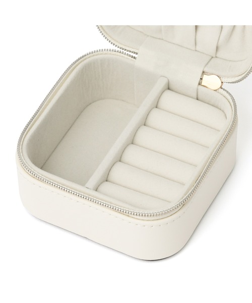 セール】エンブロイダリーフラワートラベルジュエリーボックス S