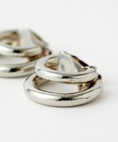 green label relaxing(グリーンレーベルリラクシング)の「2ライン イヤリング(イヤリング・レディース・シルバー/ゴールド・FREE)」の7枚目の写真