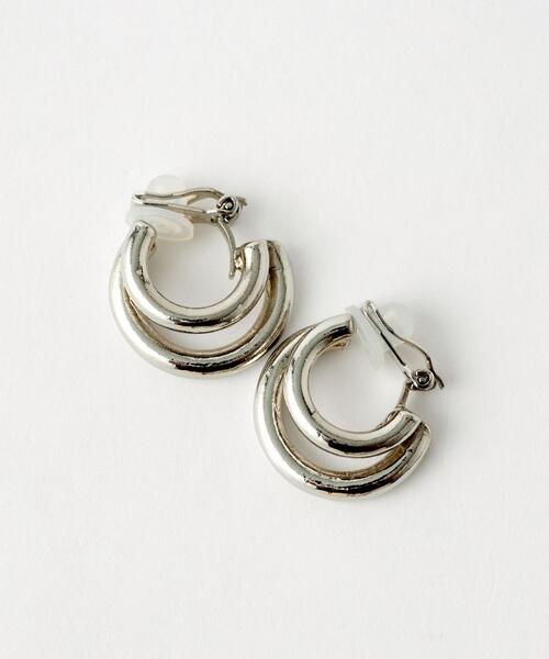 green label relaxing(グリーンレーベルリラクシング)の「2ライン イヤリング(イヤリング・レディース・シルバー/ゴールド・FREE)」の10枚目の写真