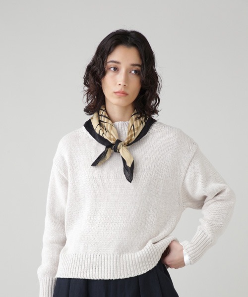 margaret howellマーガレットハウエル カシミヤ&ウール大判ストール MARGARET HOWELL（マーガレットハウエル）の「PAINTED CHECK