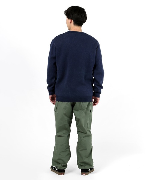 HUF(ハフ)の「CHOP SHOP CREW SWEATER / HUF セーター ニット(ニット/セーター・メンズ・ヘザーグレー/ネイビー・SMALL/MEDIUM/LARGE/X-LARGE/XX-LARGE/X-SMALL)」の9枚目の写真