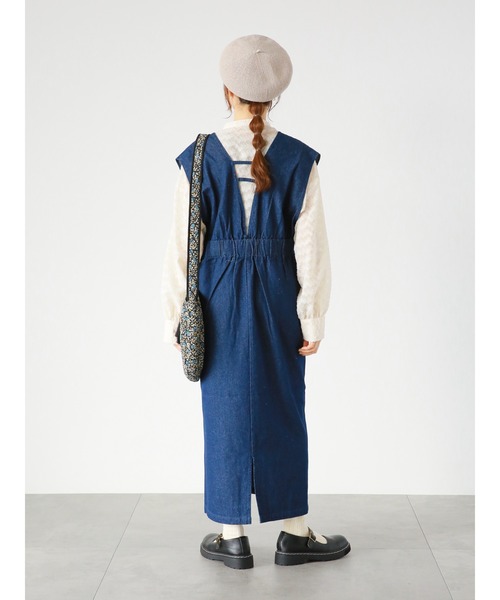 ehka sopo（エヘカソポ）の「ジャカードシアーシャツ（シャツ/ブラウス・レディース・ブラック/キナリ/オフホワイト・ﾌﾘ-）」の19枚目の写真