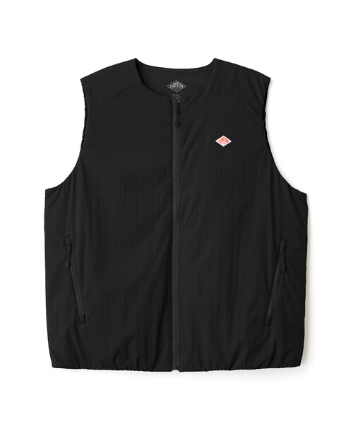 DANTON(ダントン)の「WOMEN'S INSULATION COLLARLESS ZIP VEST(ダウンベスト・レディース・ブラック・S/M/XS)」の6枚目の写真