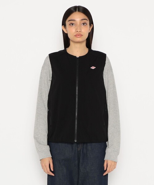 DANTON(ダントン)の「WOMEN'S INSULATION COLLARLESS ZIP VEST(ダウンベスト・レディース・ブラック・S/M/XS)」の14枚目の写真