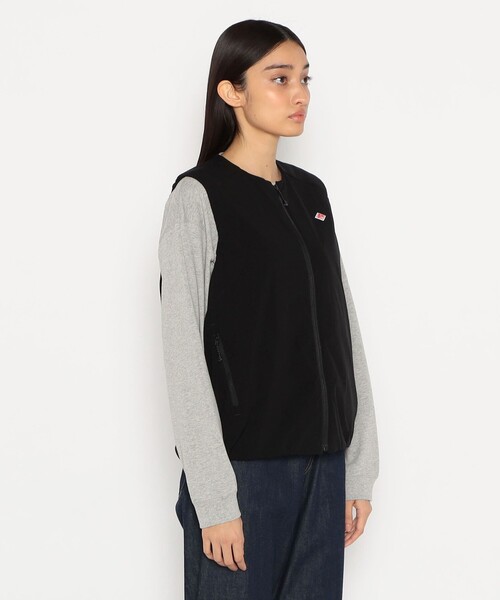 DANTON(ダントン)の「WOMEN'S INSULATION COLLARLESS ZIP VEST(ダウンベスト・レディース・ブラック・S/M/XS)」の12枚目の写真