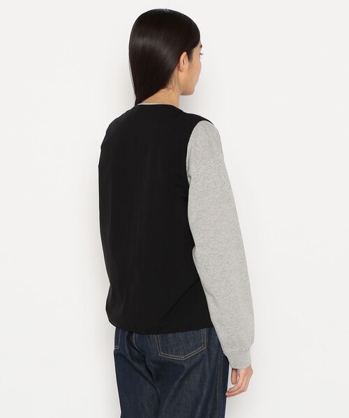 DANTON(ダントン)の「WOMEN'S INSULATION COLLARLESS ZIP VEST(ダウンベスト・レディース・ブラック・S/M/XS)」の8枚目の写真